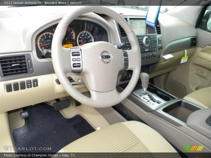 Blizzard White / Almond 2011 Nissan Armada SV