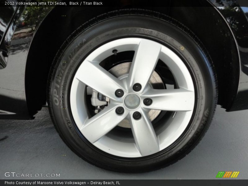 Black / Titan Black 2012 Volkswagen Jetta TDI Sedan