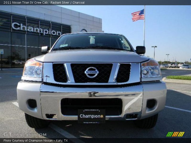 Radiant Silver / Charcoal 2011 Nissan Titan SV Crew Cab