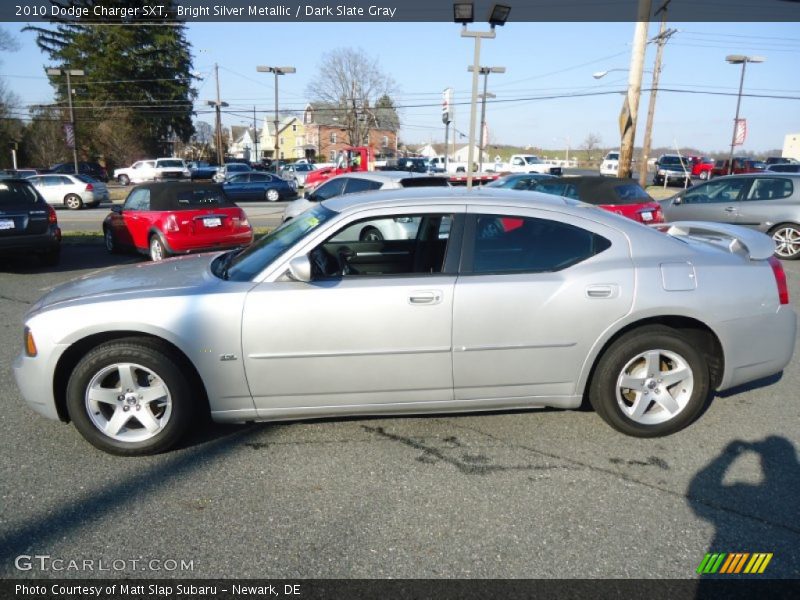 Bright Silver Metallic / Dark Slate Gray 2010 Dodge Charger SXT