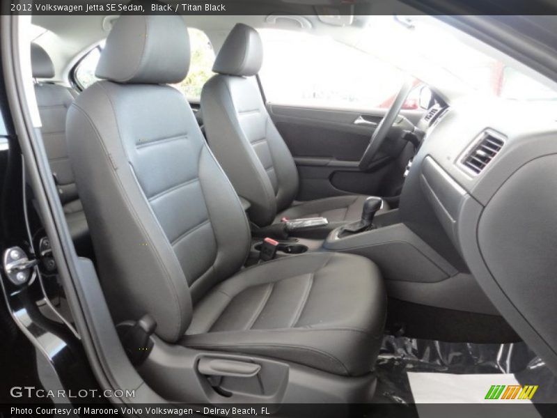 Black / Titan Black 2012 Volkswagen Jetta SE Sedan