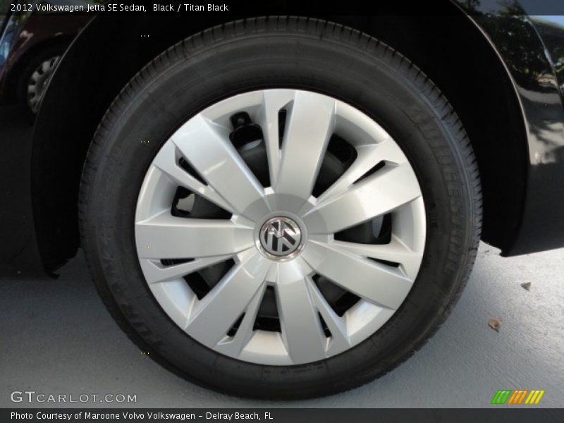 Black / Titan Black 2012 Volkswagen Jetta SE Sedan