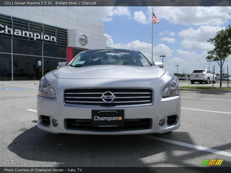 Brilliant Silver / Charcoal 2011 Nissan Maxima 3.5 SV