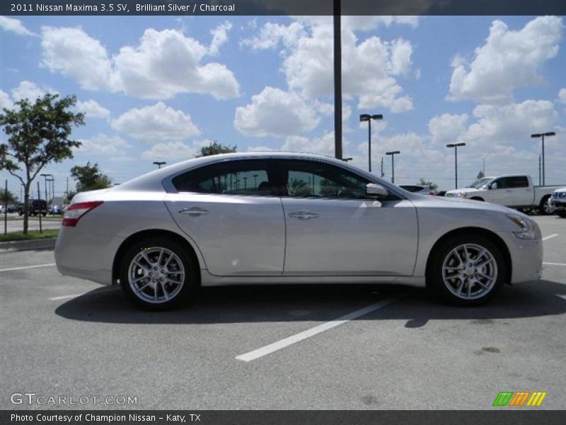 Brilliant Silver / Charcoal 2011 Nissan Maxima 3.5 SV