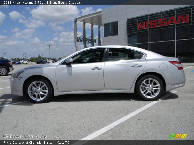 Brilliant Silver / Charcoal 2011 Nissan Maxima 3.5 SV