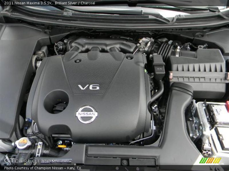 Brilliant Silver / Charcoal 2011 Nissan Maxima 3.5 SV