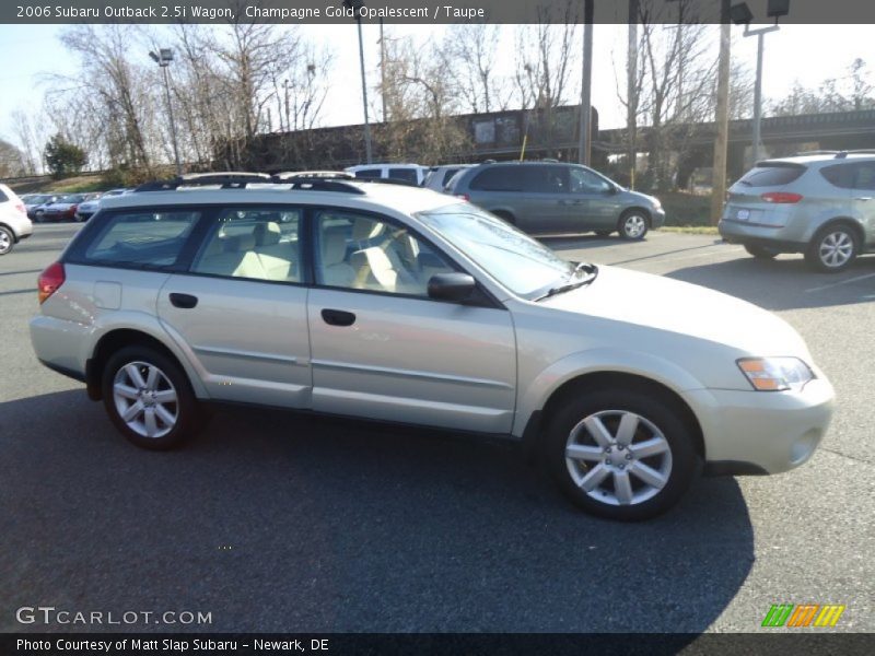 Champagne Gold Opalescent / Taupe 2006 Subaru Outback 2.5i Wagon