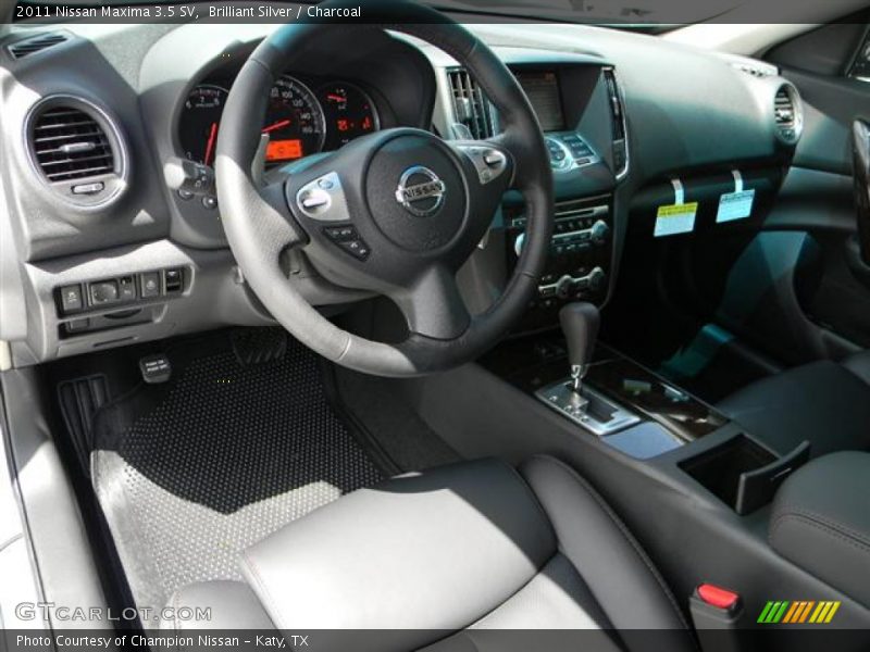 Brilliant Silver / Charcoal 2011 Nissan Maxima 3.5 SV