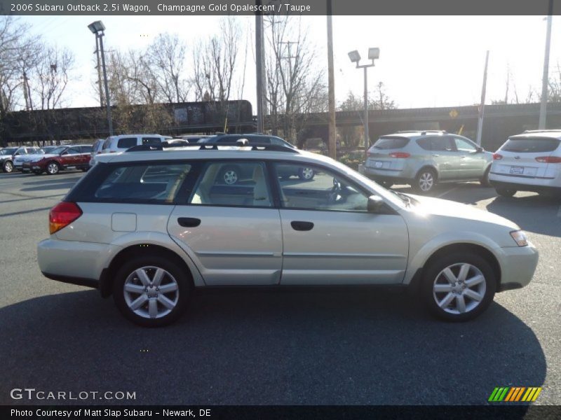 Champagne Gold Opalescent / Taupe 2006 Subaru Outback 2.5i Wagon