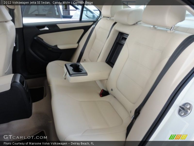 Candy White / Cornsilk Beige 2012 Volkswagen Jetta SE Sedan