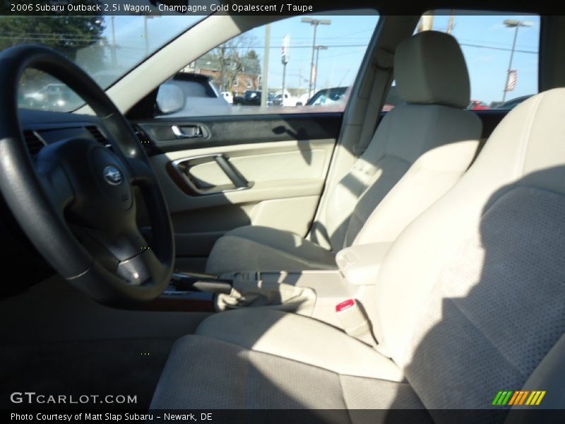 Champagne Gold Opalescent / Taupe 2006 Subaru Outback 2.5i Wagon