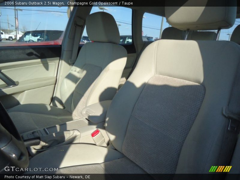 Champagne Gold Opalescent / Taupe 2006 Subaru Outback 2.5i Wagon