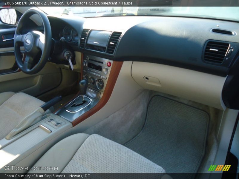 Champagne Gold Opalescent / Taupe 2006 Subaru Outback 2.5i Wagon