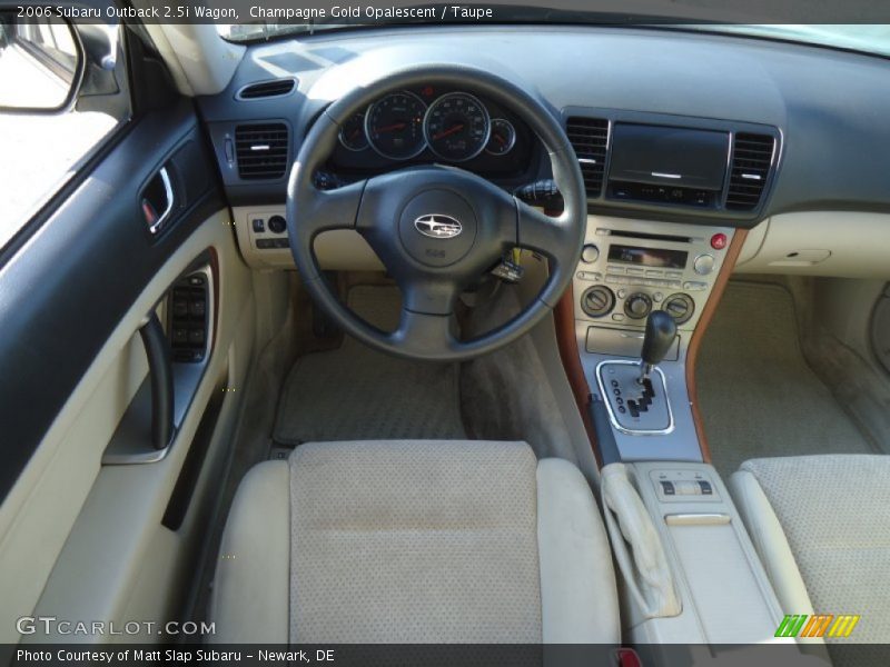 Champagne Gold Opalescent / Taupe 2006 Subaru Outback 2.5i Wagon