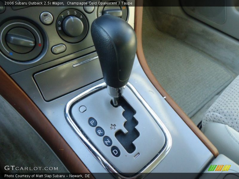 Champagne Gold Opalescent / Taupe 2006 Subaru Outback 2.5i Wagon