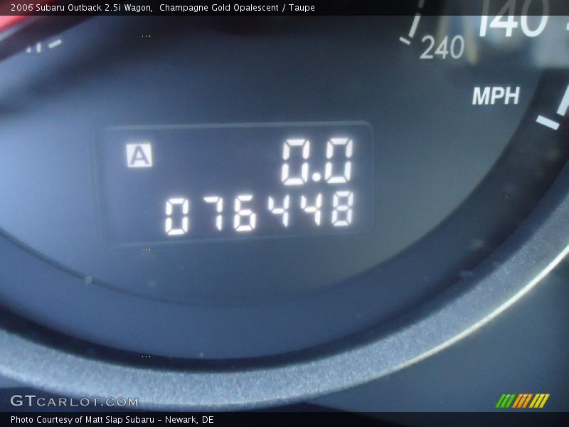 Champagne Gold Opalescent / Taupe 2006 Subaru Outback 2.5i Wagon