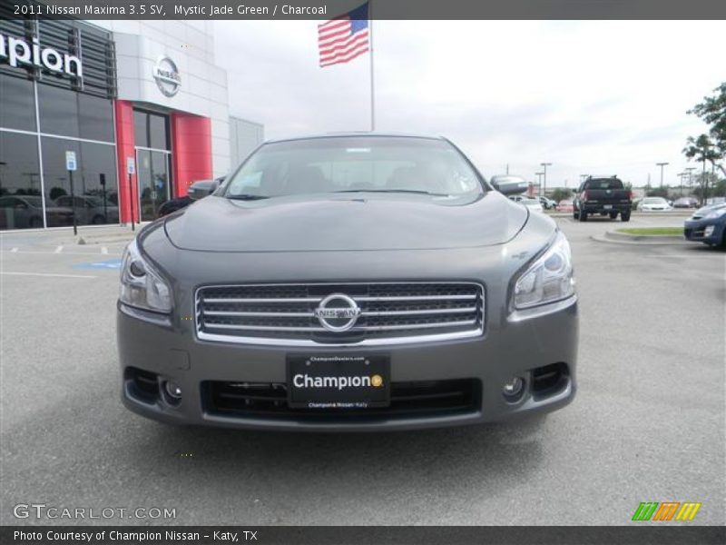 Mystic Jade Green / Charcoal 2011 Nissan Maxima 3.5 SV