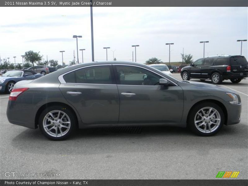 Mystic Jade Green / Charcoal 2011 Nissan Maxima 3.5 SV