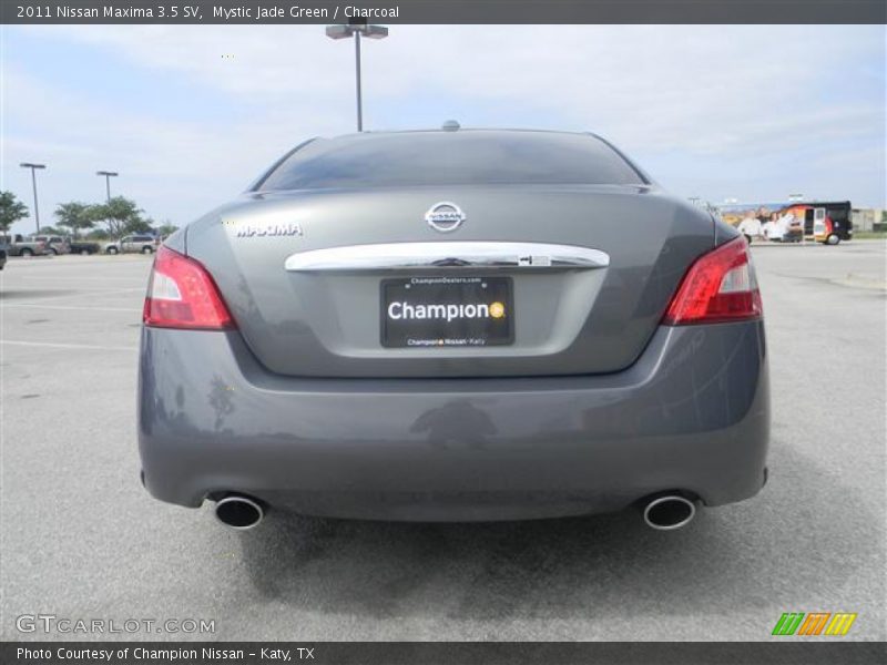 Mystic Jade Green / Charcoal 2011 Nissan Maxima 3.5 SV