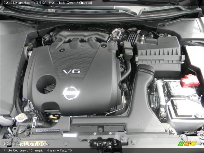 Mystic Jade Green / Charcoal 2011 Nissan Maxima 3.5 SV