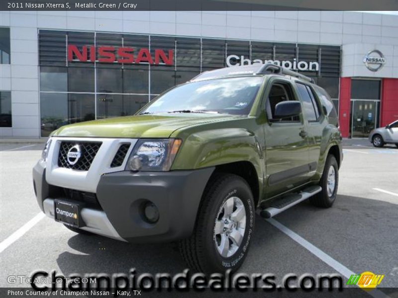 Metallic Green / Gray 2011 Nissan Xterra S
