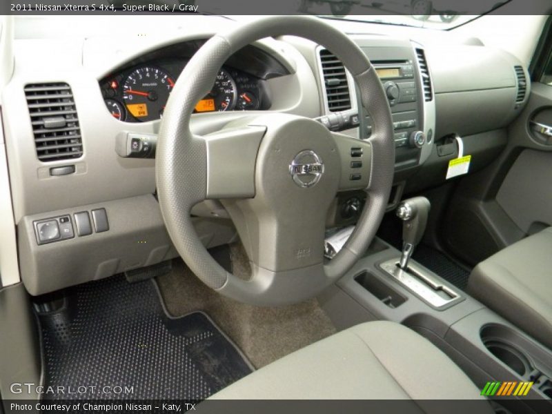 Super Black / Gray 2011 Nissan Xterra S 4x4