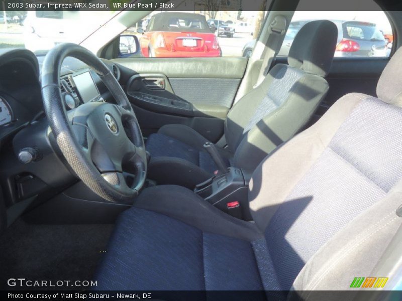 WR Blue Pearl / Black 2003 Subaru Impreza WRX Sedan