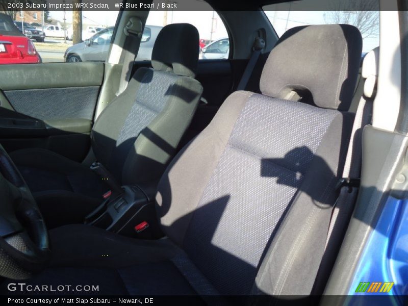 WR Blue Pearl / Black 2003 Subaru Impreza WRX Sedan