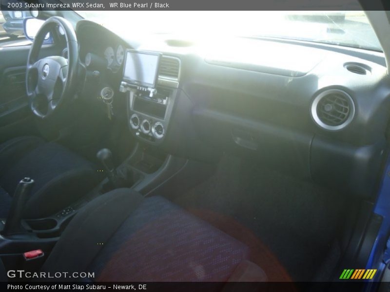 WR Blue Pearl / Black 2003 Subaru Impreza WRX Sedan