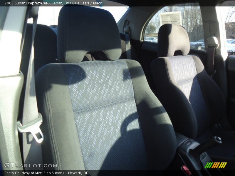 WR Blue Pearl / Black 2003 Subaru Impreza WRX Sedan
