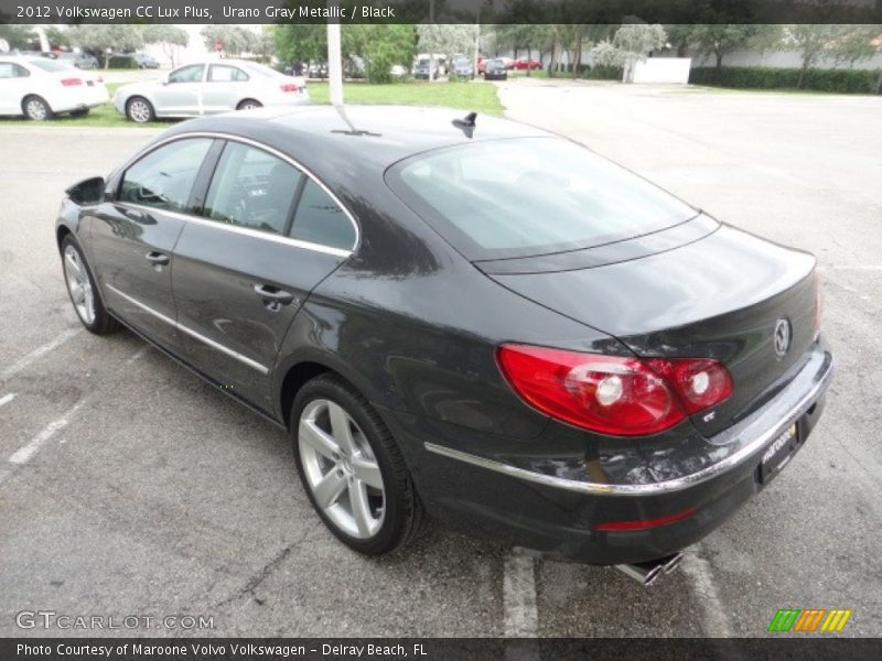 Urano Gray Metallic / Black 2012 Volkswagen CC Lux Plus