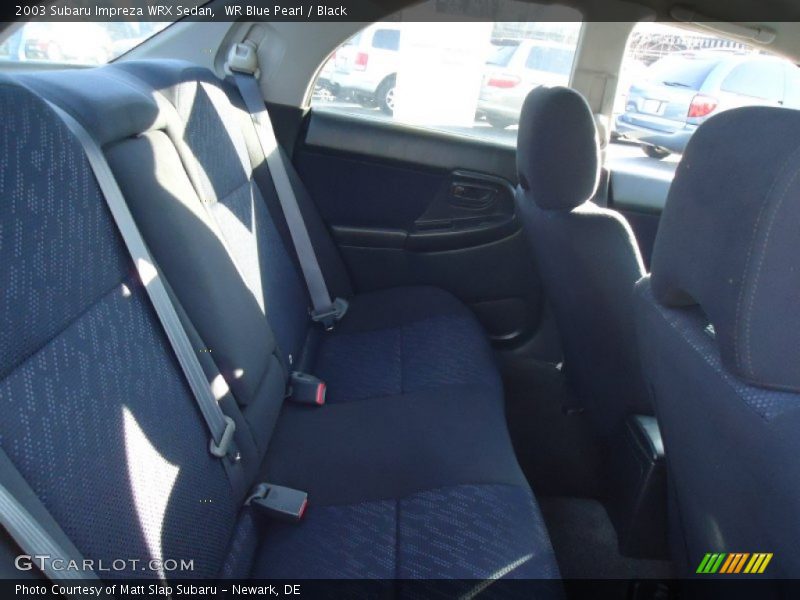 WR Blue Pearl / Black 2003 Subaru Impreza WRX Sedan