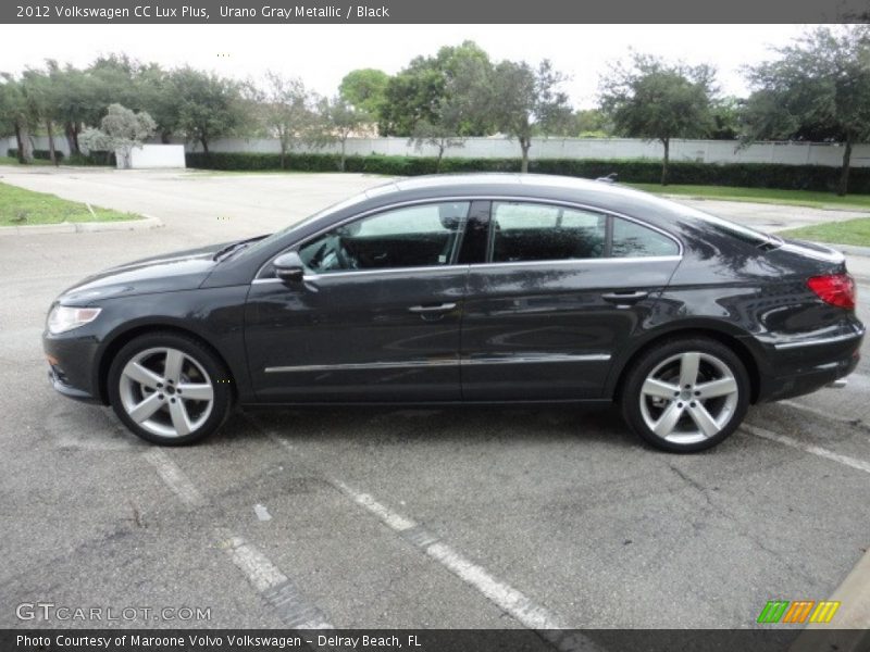 Urano Gray Metallic / Black 2012 Volkswagen CC Lux Plus