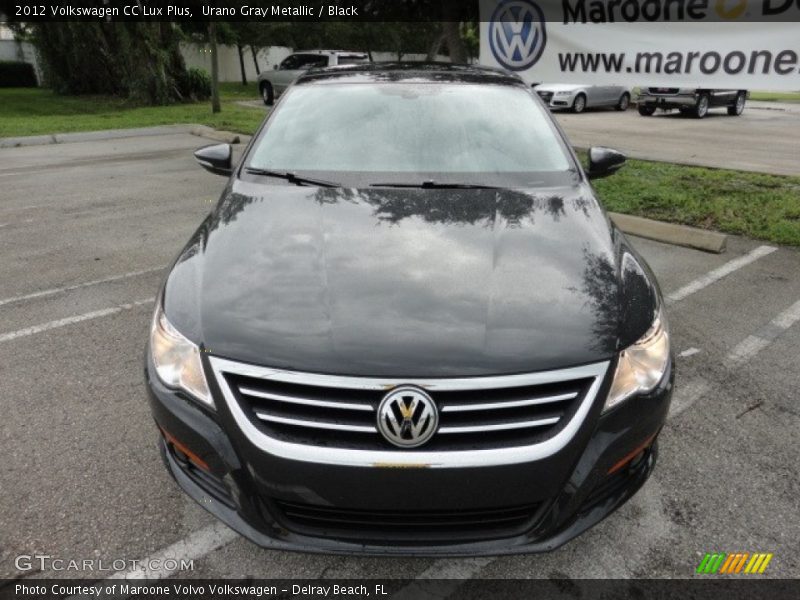 Urano Gray Metallic / Black 2012 Volkswagen CC Lux Plus