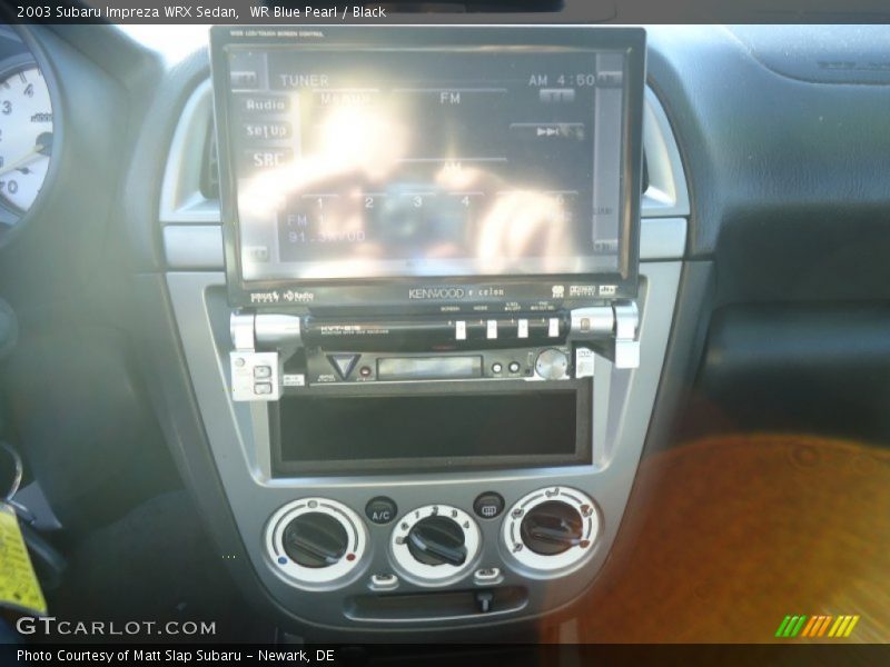 WR Blue Pearl / Black 2003 Subaru Impreza WRX Sedan