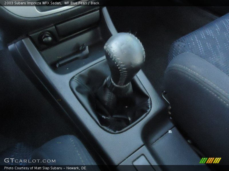 WR Blue Pearl / Black 2003 Subaru Impreza WRX Sedan
