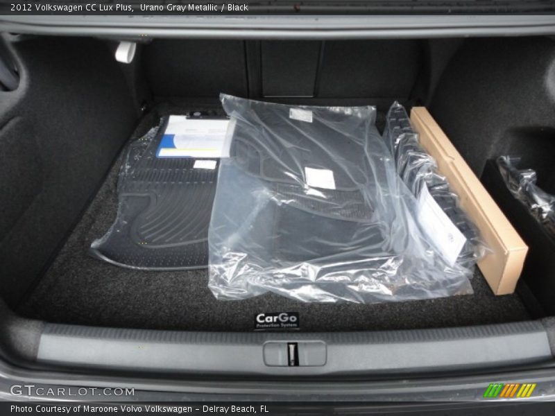 Urano Gray Metallic / Black 2012 Volkswagen CC Lux Plus