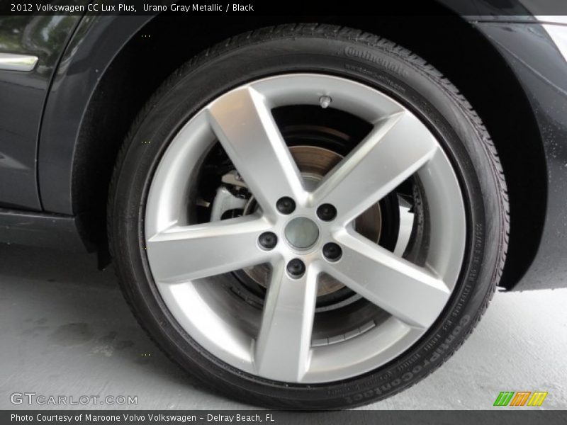 Urano Gray Metallic / Black 2012 Volkswagen CC Lux Plus
