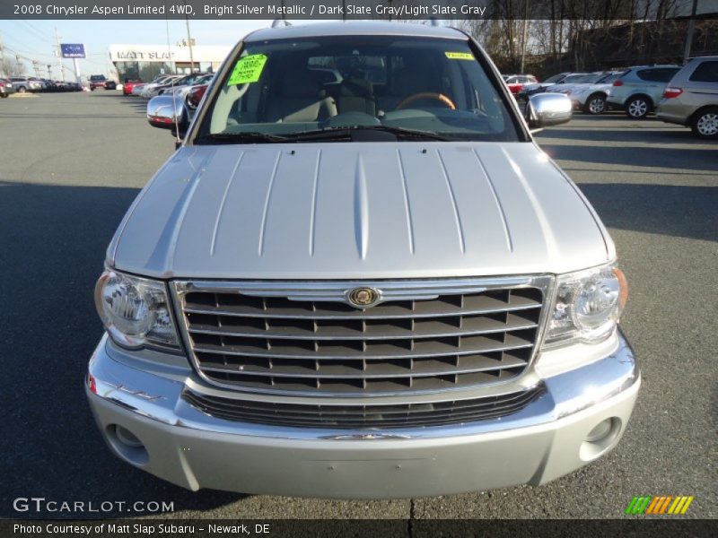 Bright Silver Metallic / Dark Slate Gray/Light Slate Gray 2008 Chrysler Aspen Limited 4WD