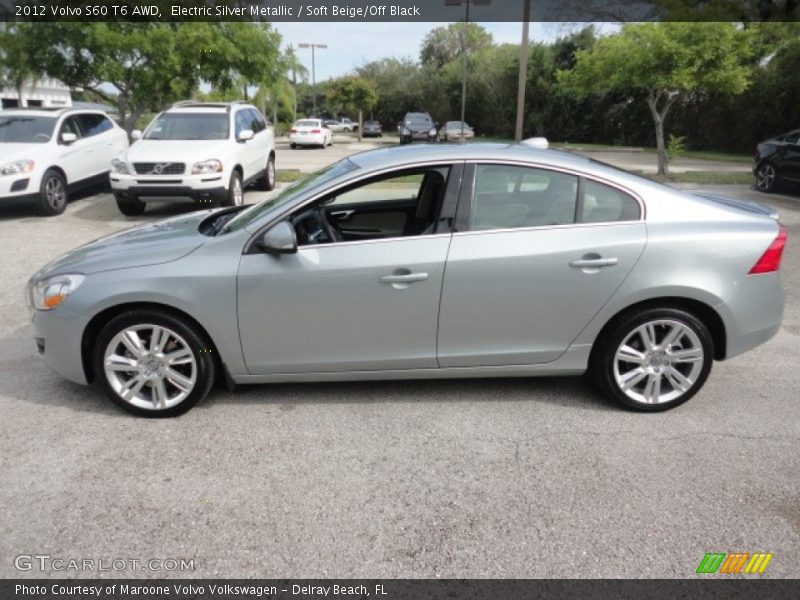  2012 S60 T6 AWD Electric Silver Metallic