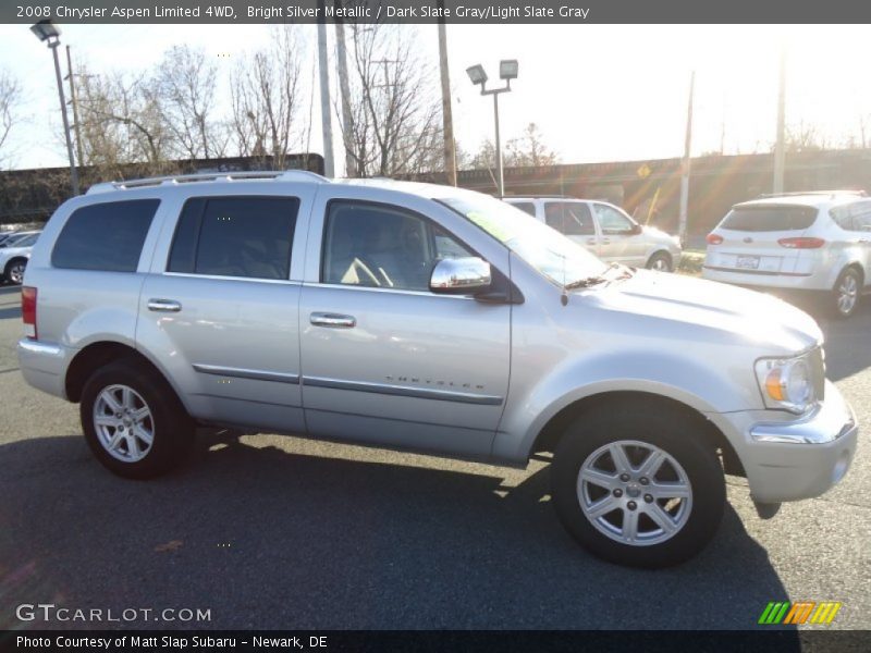 Bright Silver Metallic / Dark Slate Gray/Light Slate Gray 2008 Chrysler Aspen Limited 4WD