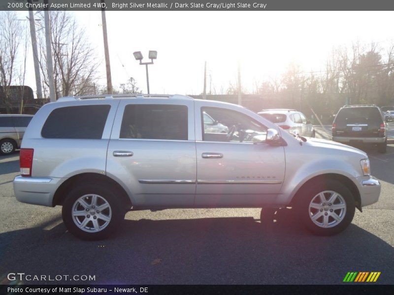 Bright Silver Metallic / Dark Slate Gray/Light Slate Gray 2008 Chrysler Aspen Limited 4WD