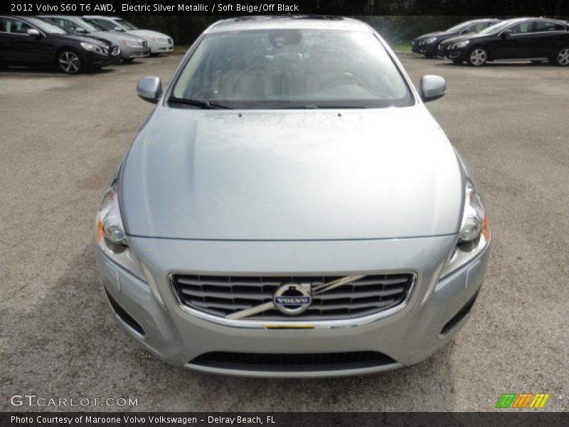 Electric Silver Metallic / Soft Beige/Off Black 2012 Volvo S60 T6 AWD