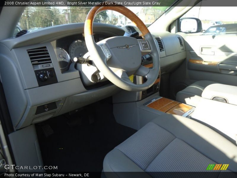 Bright Silver Metallic / Dark Slate Gray/Light Slate Gray 2008 Chrysler Aspen Limited 4WD