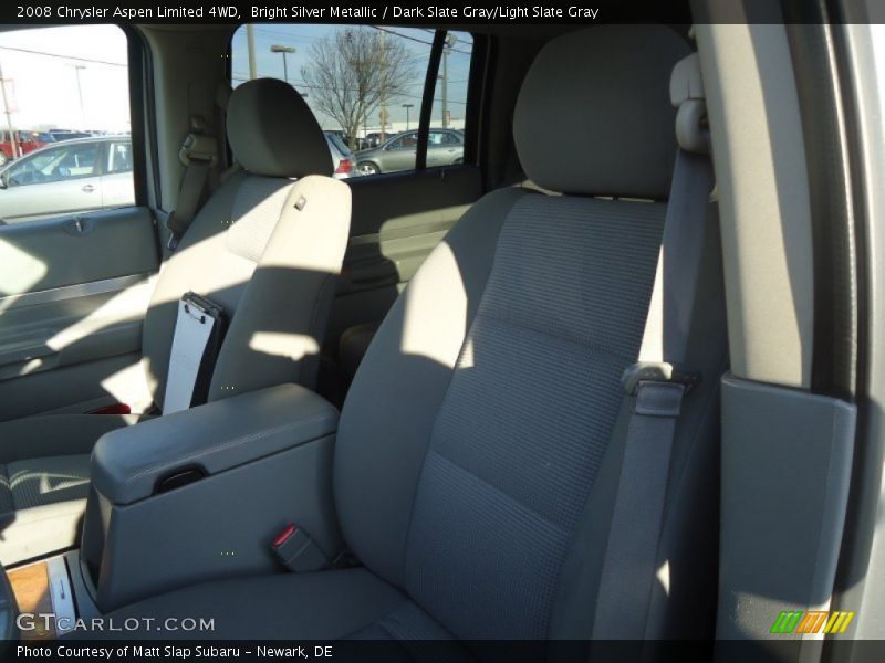 Bright Silver Metallic / Dark Slate Gray/Light Slate Gray 2008 Chrysler Aspen Limited 4WD