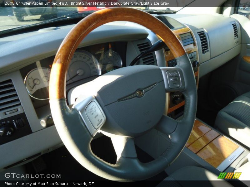 Bright Silver Metallic / Dark Slate Gray/Light Slate Gray 2008 Chrysler Aspen Limited 4WD