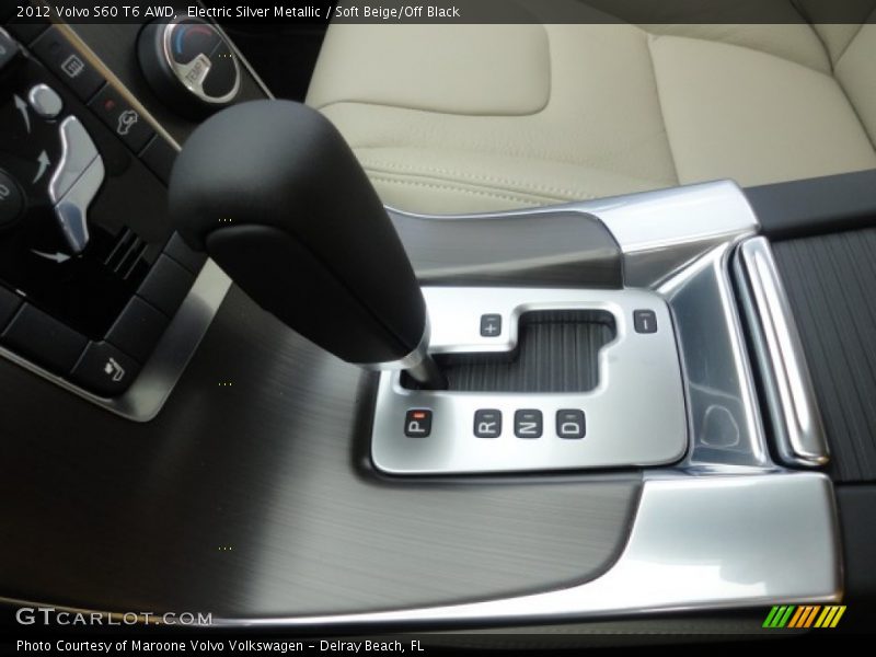 Electric Silver Metallic / Soft Beige/Off Black 2012 Volvo S60 T6 AWD