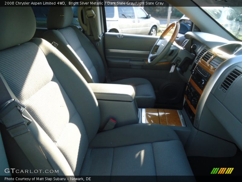 Bright Silver Metallic / Dark Slate Gray/Light Slate Gray 2008 Chrysler Aspen Limited 4WD