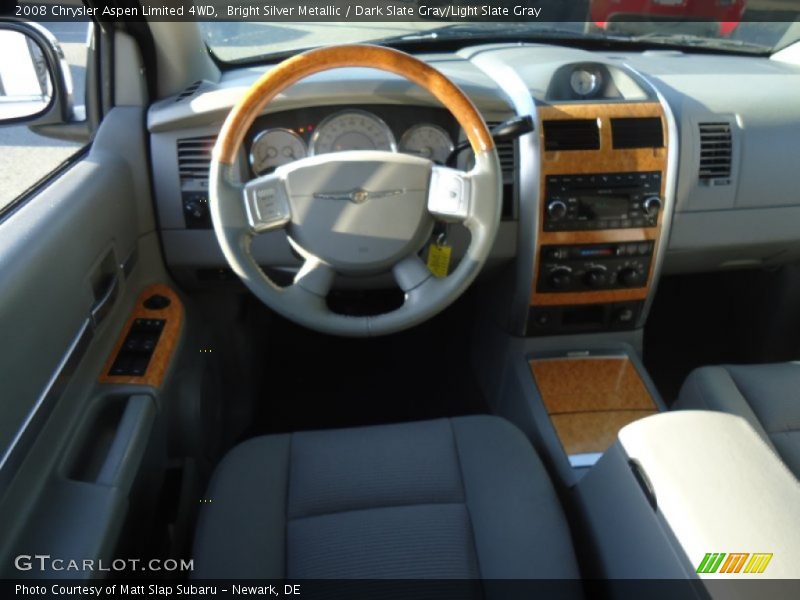 Bright Silver Metallic / Dark Slate Gray/Light Slate Gray 2008 Chrysler Aspen Limited 4WD