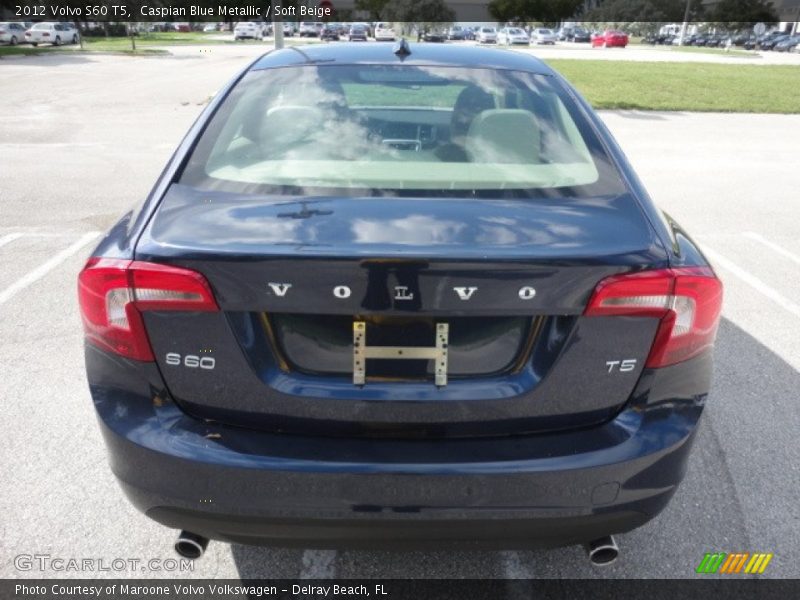 Caspian Blue Metallic / Soft Beige 2012 Volvo S60 T5